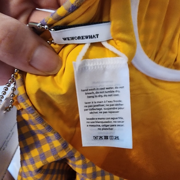 NEW WeWoreWhat Retro Danielle 3.0 One Piece Belted Swimsuit - Picture 11 of 11